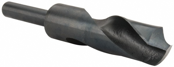 Value Collection 63322903 Reduced Shank Drill Bit: 1.0434 Dia, 1/2 Shank Dia, 118 0, High Speed Steel Image