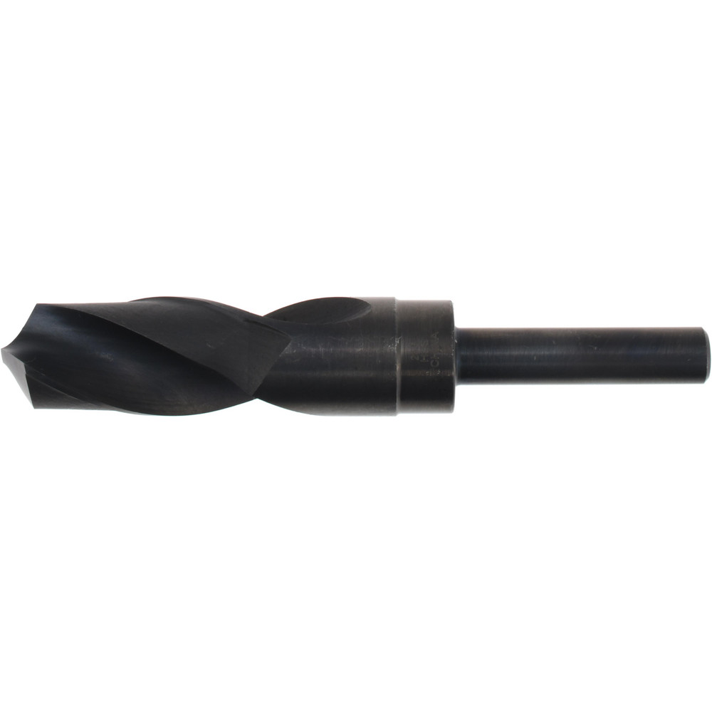 Reduced Shank Drill Bit: 1.0434'' Dia, 1/2'' Shank Dia, 118 °, High Speed Steel