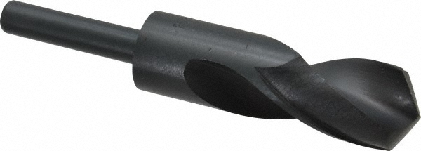 Value Collection 63322937 Reduced Shank Drill Bit: 1.1614 Dia, 1/2 Shank Dia, 118 0, High Speed Steel Image