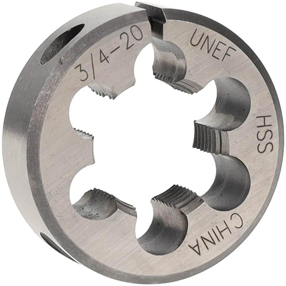 Round Die: 3/4-20, High Speed Steel