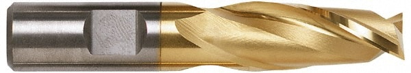 Value Collection 722-1093 Square End Mill: 15/16 Dia, 1-1/2 LOC, 3/4 Shank Dia, 3-3/4 OAL, 2 Flutes, High Speed Steel Image