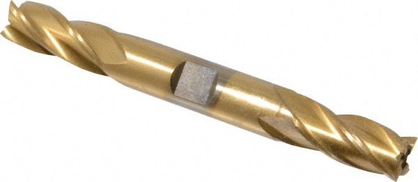 Value Collection 722-4048 Square End Mill: 15/32 Dia, 1 LOC, 1/2 Shank Dia, 4-1/8 OAL, 4 Flutes, High Speed Steel Image