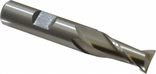 Value Collection 720-9120 Square End Mill: 0.4724 Dia, 1 LOC, 1/2 Shank Dia, 3 OAL, 2 Flutes, High Speed Steel Image