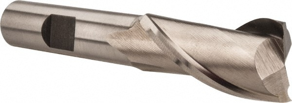 Value Collection 720-9180 Square End Mill: 0.7087 Dia, 1-5/16 LOC, 1/2 Shank Dia, 3-5/16 OAL, 2 Flutes, High Speed Steel Image