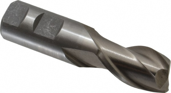 Value Collection 720-9250 Square End Mill: 0.9843 Dia, 1-5/8 LOC, 1 Shank Dia, 4-1/8 OAL, 2 Flutes, High Speed Steel Image