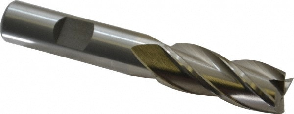 Value Collection 720-8140 Square End Mill: 0.5512 Dia, 1-3/8 LOC, 1/2 Shank Dia, 3-3/8 OAL, 4 Flutes, High Speed Steel Image