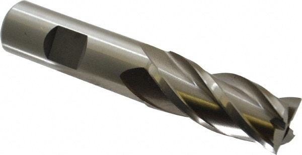 Value Collection 720-8200 Square End Mill: 0.7874 Dia, 1-7/8 LOC, 3/4 Shank Dia, 4-1/8 OAL, 4 Flutes, High Speed Steel Image