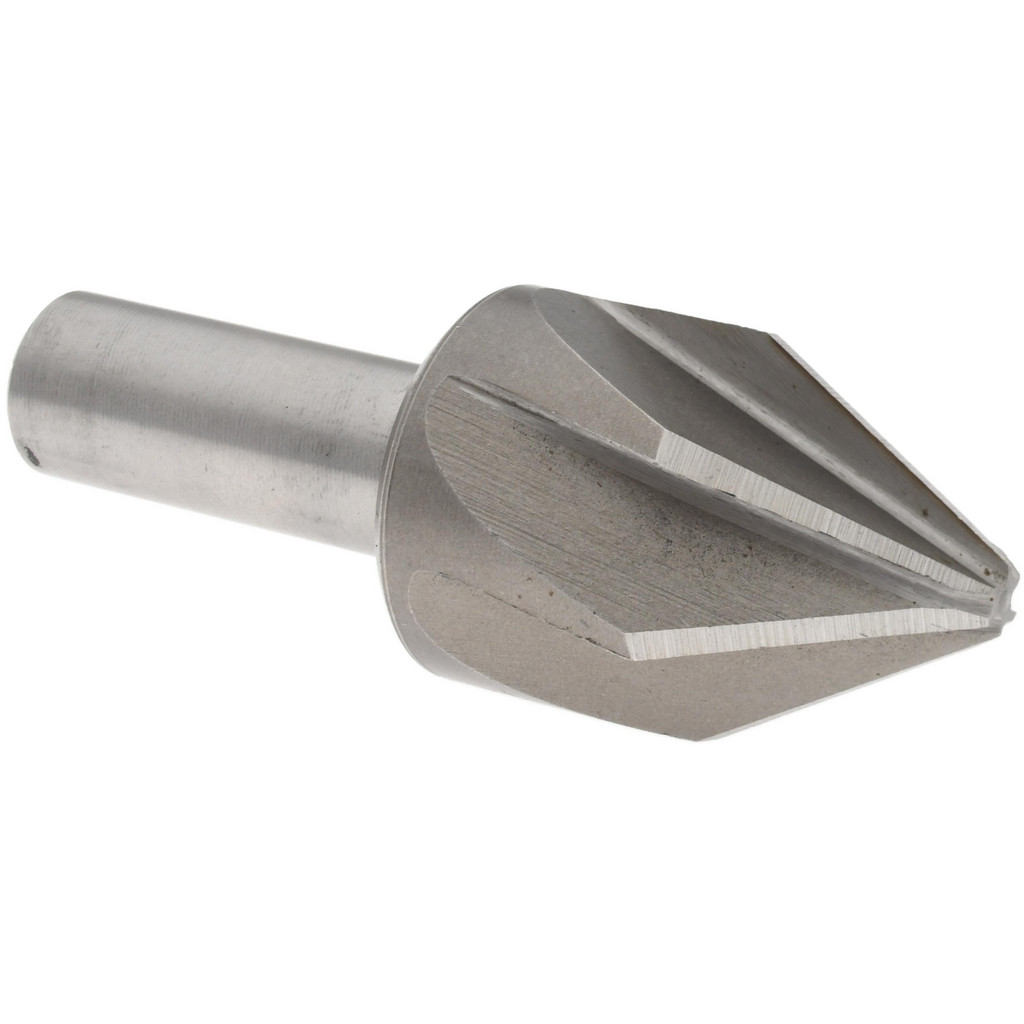 Value Collection CS2160100 1" Head Diam, 1/2" Shank Diam, 6 Flute 60&deg; Cobalt Countersink Image