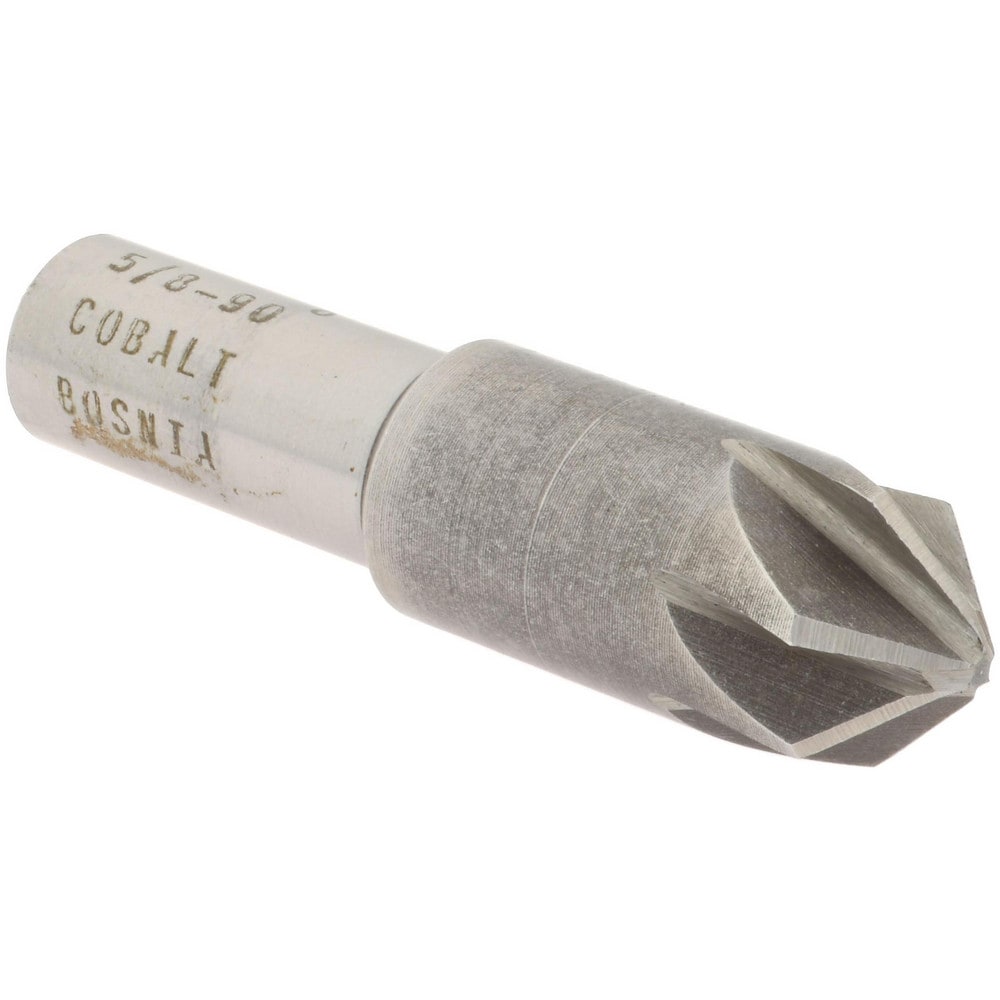 Value Collection SC2190040 5/8" Head Diam, 1/2" Shank Diam, 6 Flute 90° Cobalt Countersink Image