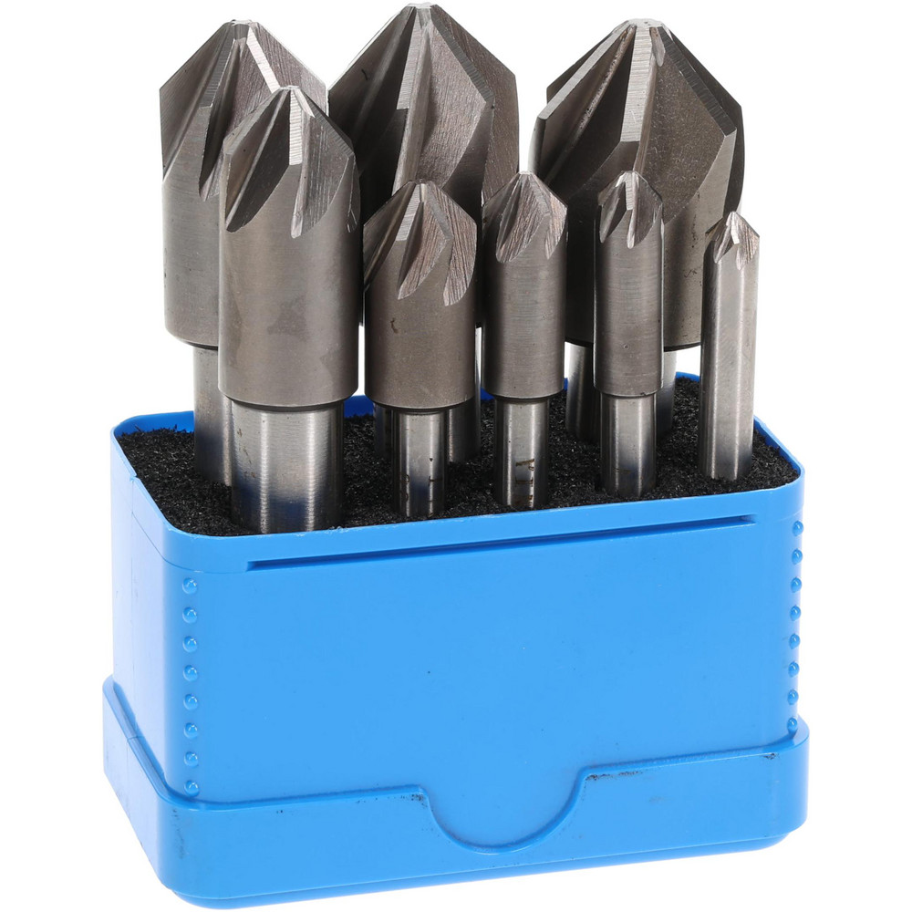 Value Collection - Countersink Set: 8 Pc, 1/4 to 1