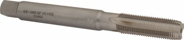 5/8-18 UNF, 4 Flute Plug Hand Pulley Tap