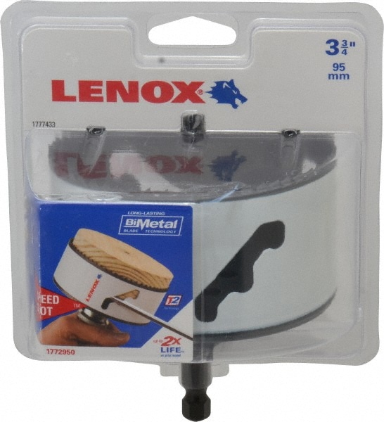 Lenox 1772950 Hole Saw: 3-3/4" Saw Dia, 1-9/16" Cut Depth Image