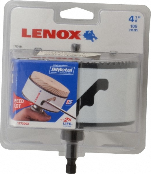 Lenox 1773003 Hole Saw: 4-1/8" Saw Dia, 1-9/16" Cut Depth Image