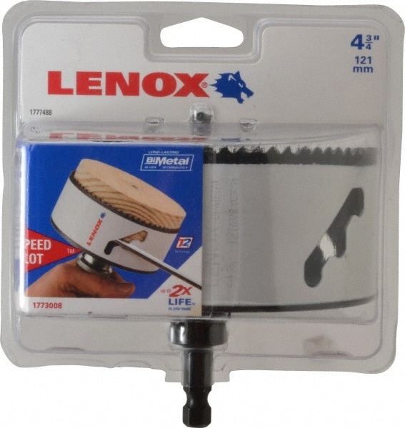 Lenox 1773008 Hole Saw: 4-3/4" Saw Dia, 1-9/16" Cut Depth Image