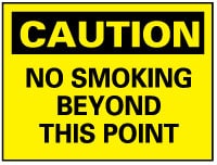 Accident Prevention Sign: Rectangle, 