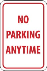 No Parking Anytime,