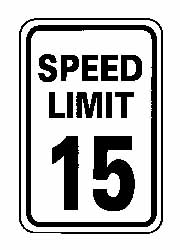 Speed Limit 15,