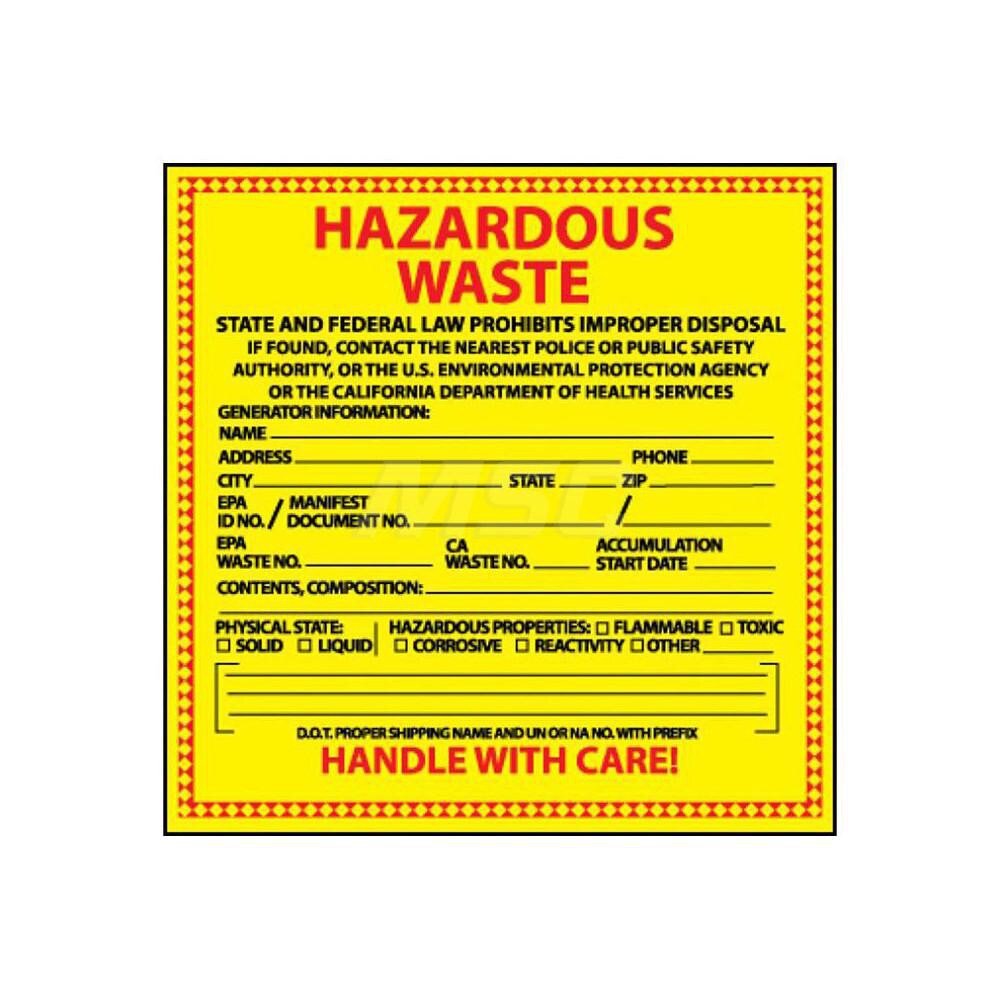 AccuformNMC - Hazardous Material Label: 