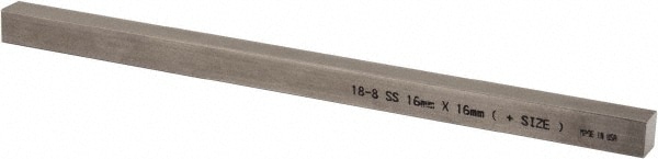 Made in USA 751616-305 Oversized Key Stock: 12" Long, 18-8 Stainless Steel Image