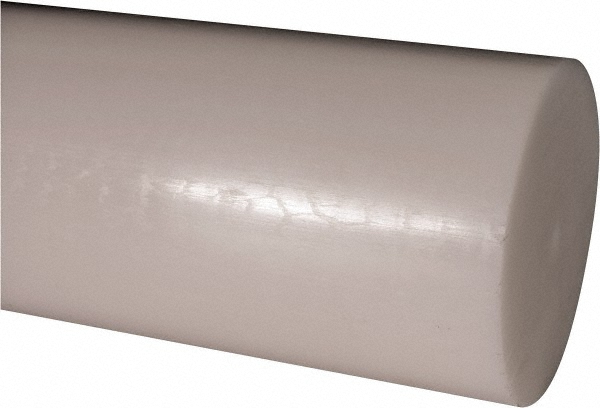 Made in USA 5506142 Plastic Rod: Acetal, 2 Long, 5-1/2" Dia, Natural Image