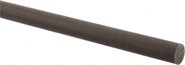 Made in USA 5506384 Plastic Rod: Acetal (PTFE-Filled), 4 Long, 3/4" Dia, Brown Image