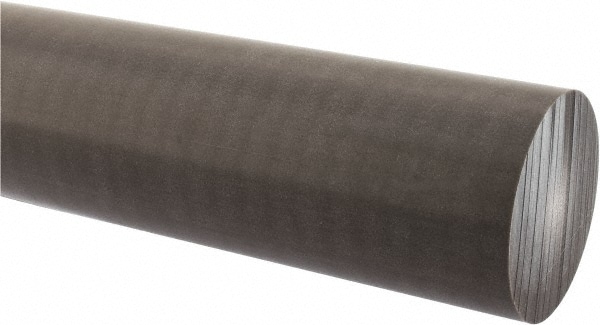 Made in USA 5506451 Plastic Rod: Acetal (PTFE-Filled), 1 Long, 2-1/2" Dia, Brown Image