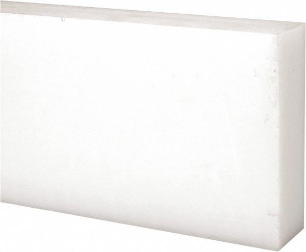 Made in USA 5506881 Plastic Bar: Acetal, 1" Thick, 12" Long, Natural Color Image