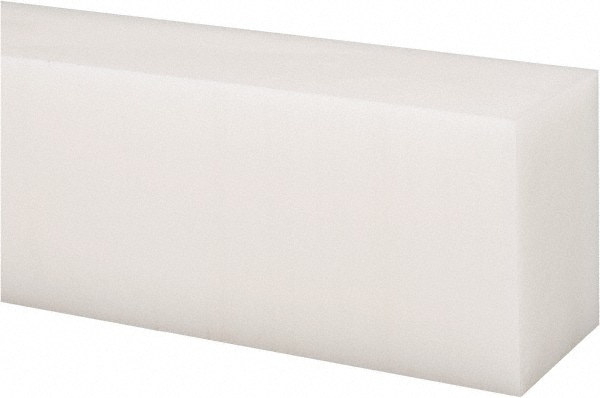 Made in USA 5506961 Plastic Bar: Acetal, 1-1/2" Thick, 12" Long, Natural Color Image