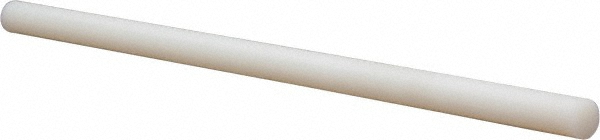 thumbnail interactive-video image 1 of HYTEC HDPE Plastic Rod – 30mm Diameter X 500mm Long, White, High Density Polyethylene 1 of 2