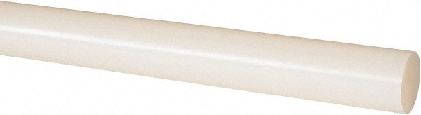 Made in USA 5507524 Plastic Rod: Nylon 6 & 6, 4 Long, 7/8" Dia, Natural Image