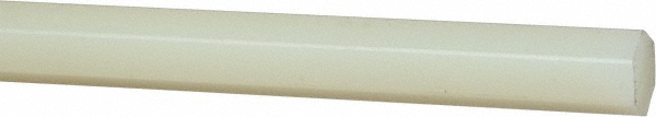 Made in USA 5508384 Plastic Bar: Nylon 6/6, 48" Long, Natural Color Image