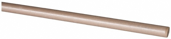 Made in USA 5505014 Plastic Rod: Polyether Ether Ketone, 4 Long, 1/2" Dia Image