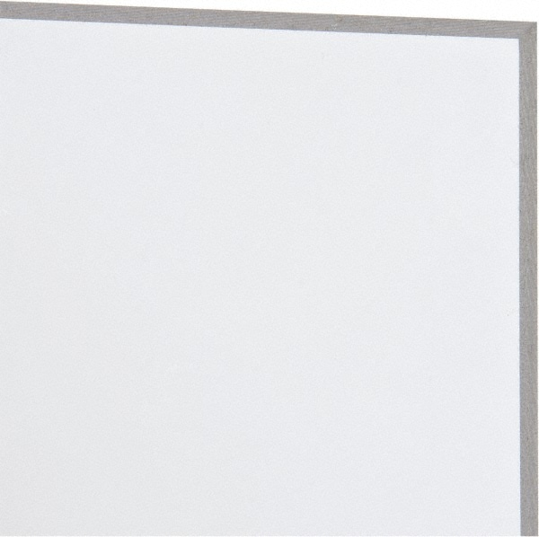 Made in USA 5510552 Plastic Sheet: Polyvinylchloride, 3/16" Thick, 24" Long, Clear Image