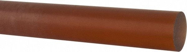 Made in USA 5505271 Plastic Rod: Polyetherimide, 1 Long, 1-1/4" Dia, Natural Image