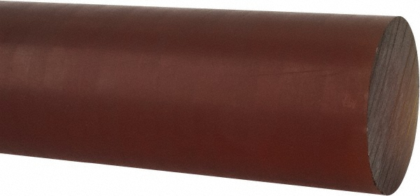 Made in USA 5505291 Plastic Rod: Polyetherimide, 1 Long, 2" Dia, Natural Image