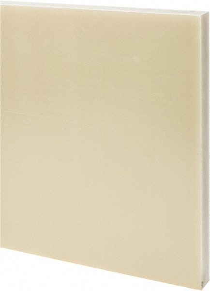 Made in USA - Plastic Sheet: High Density Polyethylene, 1″ Thick, 48″ Long,  White - 52421609 - MSC Industrial Supply