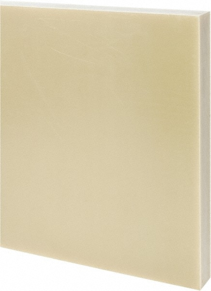 Made in USA GEEX1.2501212N Plastic Sheet: Epoxyglass Laminate (G10/F4), 1-1/4" Thick, 12" Long, Mustard Yellow Image