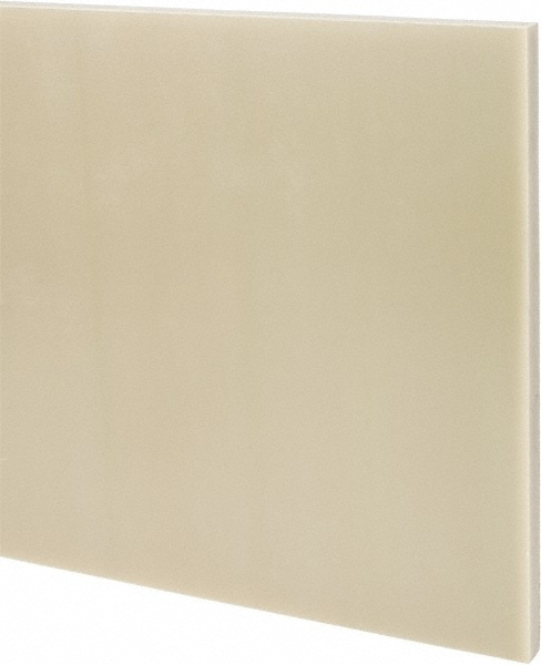 Made in USA GEEX.6251224N Plastic Sheet: Epoxyglass Laminate (G10/F4), 5/8" Thick, 24" Long, Mustard Yellow Image