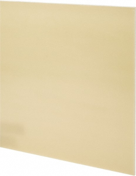 Made in USA GEEX.1872424N Plastic Sheet: Epoxyglass Laminate (G10/F4), 3/16" Thick, 24" Long, Mustard Yellow Image