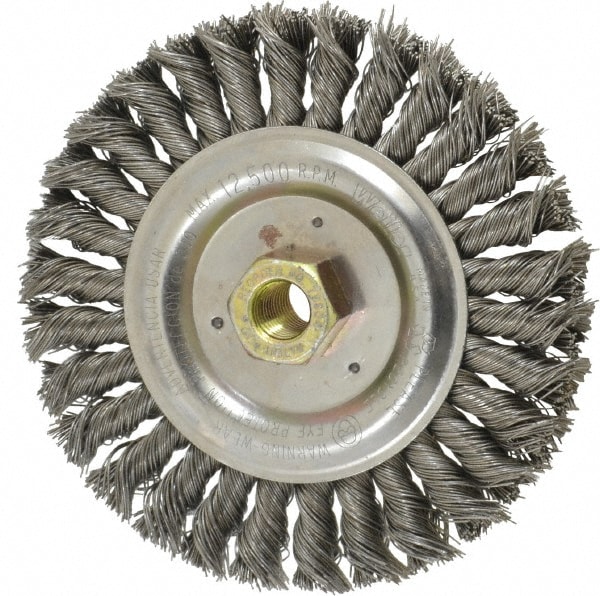 Weiler 94074 Wheel Brush: 6" Wheel Dia, Stringer Bead Image