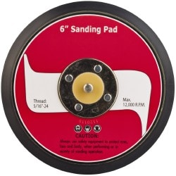 PRO-SOURCE 5590003511PRO 6" Diam Hook & Loop Disc Backing Pad Image