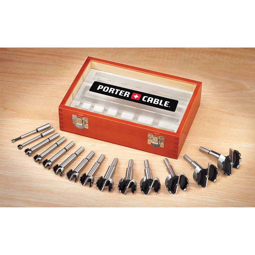 PorterCable Drill Bit Set Auger Drill Bits, 14 Pc, 0.25" to 2.125