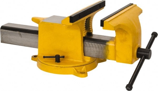 Gibraltar G56429 Bench & Pipe Combination Vise: 10" Jaw Width, 10" Jaw Opening, 4" Throat Depth 