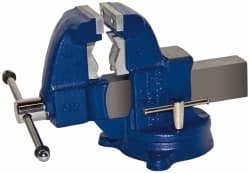Gibraltar G56388 Bench & Pipe Combination Vise: 3.5" Jaw Width, 4" Jaw Opening, 4-1/2" Throat Depth 