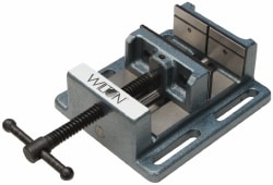 Wilton 11743 3" Jaw Opening Capacity x 1-1/8" Throat Depth, Horizontal Drill Press Vise Image