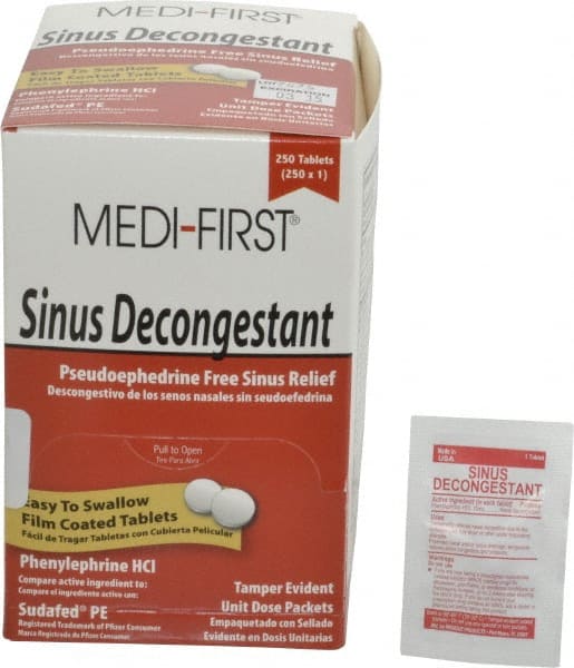 Medique 80948 Sinus Relief Tablet: (2) 250 Envelopes 