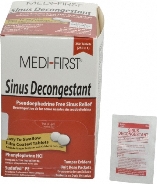 Medique 80948 Sinus Relief Tablet: (2) 250 Envelopes Image