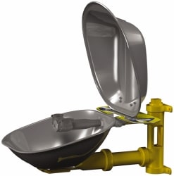 Bradley S19224DC Wall Mount, Stainless Steel Bowl, Eyewash Station Image