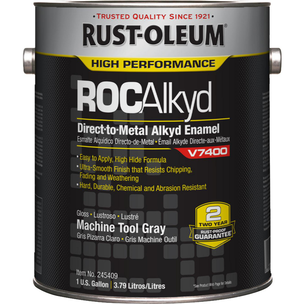 RustOleum 1 Gal Machine Tool Gray Gloss Finish Alkyd Enamel Paint