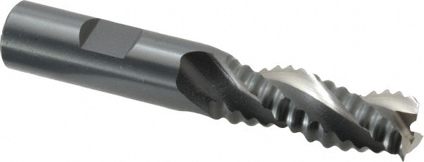 OSG 4300500 Square End Mill: 5/8 Dia, 1-5/8 LOC, 5/8 Shank Dia, 3-3/4 OAL, 3 Flutes, Cobalt Image